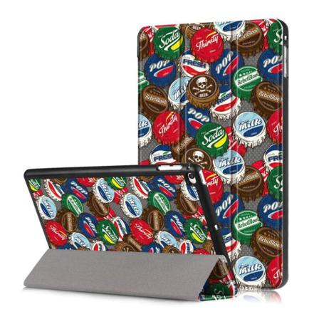 iPad Mini (2019) tri-fold kuviollinen nahkainen suojakotelo - Värikäs Kansi Multicolor