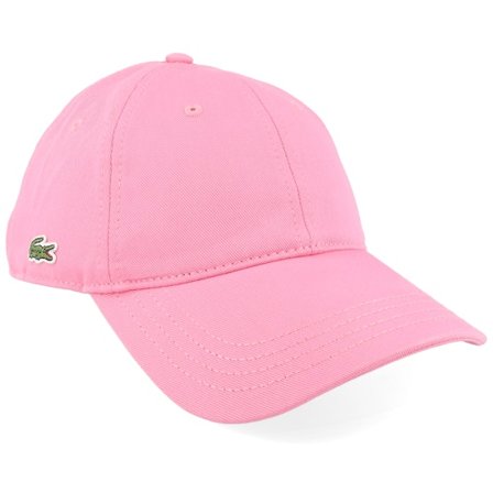 Lacoste - Rose unconstructed Casquette - Side Patch Pink Dad Cap @ Hatstore