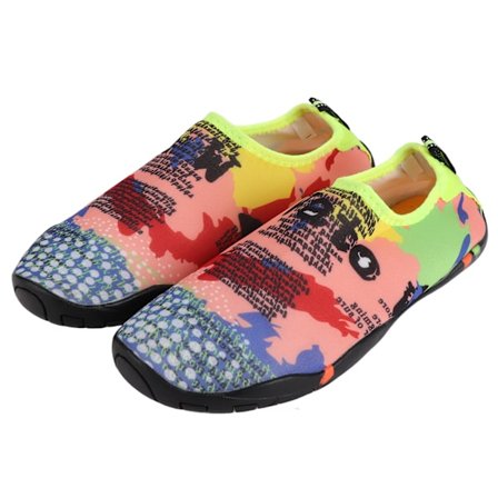 Vannstøvler Hurtig tørk Lettvekt Pustende Elastisk Anti-Skli Myke Komfortable Barfot Sko for Strand Svømming Dykking Størrelse 41