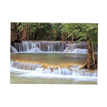 akvariebakgrundsaffisch akvarietapet dekor vattenfall 76x56cm