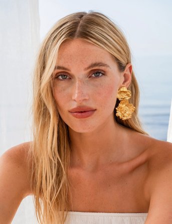 Caroline Svedbom Bibi Earrings Gold - Gold - ONE SIZE