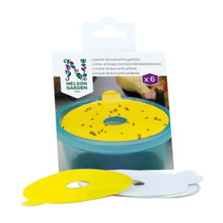 Nelson Garden 8658 Limark til bananfluefelle, 6-pakning, Dyr & stell