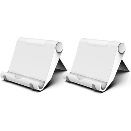 2-pakning Mobiltelefonstativholder for skrivebord Justerbar Kompatibel med iPhone 13 12 Pro Max 11 SE XS XR 8 Plus 6 7 Mobiltelefonholder 