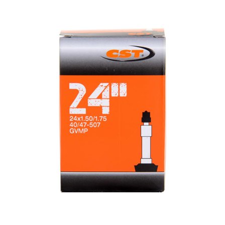 CST Tube, 24x1.5-1.75, Standard Valve cycle accessories Black 24