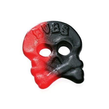 Bubs hallonlakritsskalle – 4 kg äkta klassiker med perfekt balans av sött och salt