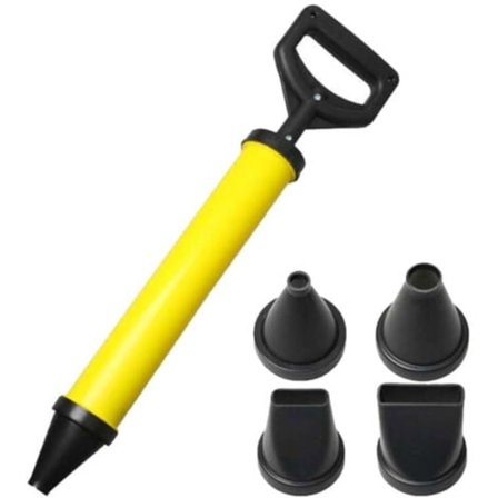 Cementpistol, Mørtelpistolsæt, Sprøjtepistol til mørtel Kalk Sprøjtepistolapplikator, Mørtelsprøjte + 4_yux