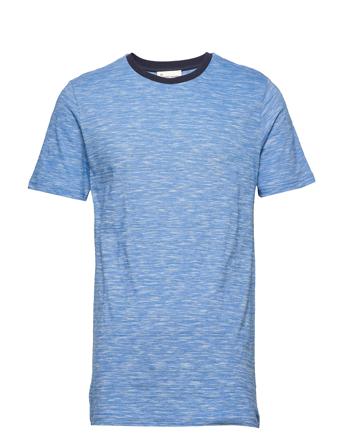 The Organic Sporty Tee T-shirts Short-sleeved Blå By Garment Makers