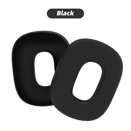 Fonken AirPods Max -kuulokkeiden korvaavat silikonikorvatyynyt, pehmeät korvatyynyt, suojakotelo, kuulokkeiden korvatyynyt, kuulosuojaimet, 