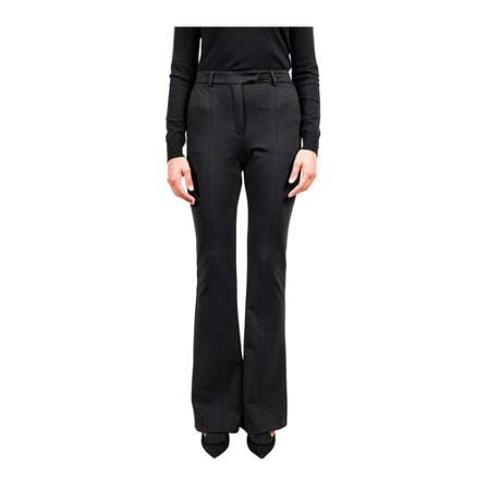 Manila Grace, Wide Trousers Zwart, Dames, Maat:M