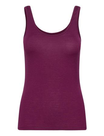 Women Siren Tank Top Ærmeløs Top Lilla Icebreaker