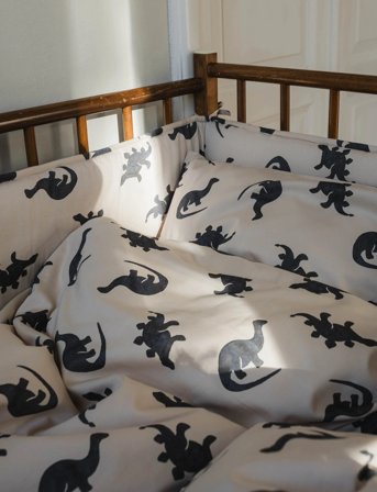 That's Mine Lotus Bed Bumper - Cream - JUNIOR