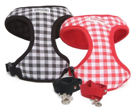 Puppy Angel - Picnic Chic Soft Black - Sele og Kobbel - Klassiske hundeseler, step-in, jacket seler, trekkseler, vinterseler & Y-seler på Doggie.no