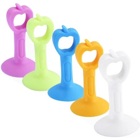 Dörrhandtag Silikon Bumper Protector Hushållsartiklar 5 st (Slumpmässig färg)