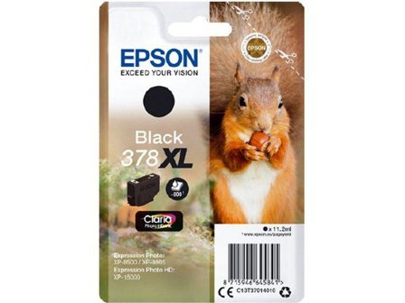 Epson 378XL - XL - svart - original - blekkpatron