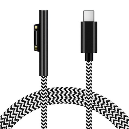 1,8 m USB Type-c power 15v 3a Pd pikalatauskaapeli Microsoft-Surface Pro 3 4 5 6 7