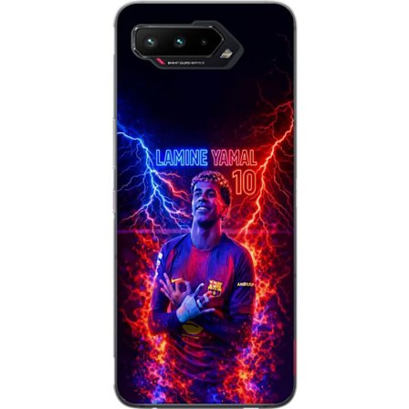 Yhteensopiva Puhelinkuori Asus ROG Phone 5 Viktor Gyökeresin muotokuva Arsenal-paita päällä, jossa intensiivinen katse ja tumma dramaattinen tausta