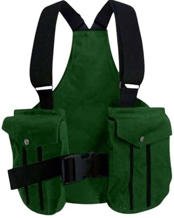 PAW of Sweden Picking-Up Vest Trainer Classic Waxed Cotton Oliv Unisex