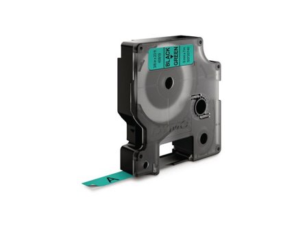 Dymo Tape D1 9mm svart på grön - Lyreco - Kontorsmaskiner - Märkmaskiner och tape - Tape - Dymo D1