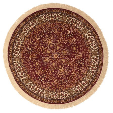 Kerman Diba Ø 150 Small Red Round Rug