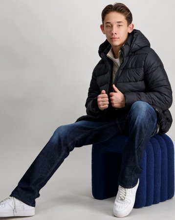 Didriksons SCORIA KIDS JACKET Czarny Kurtki Chłopiec - Kids Brand Store