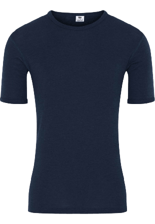 Dovre Undertröja | T-shirt 100% Merinoull Marinblå Underlinnen & t-shirts Herr Blå L