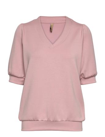 Sc-Banu Sweat-shirt Genser Rosa Soyaconcept