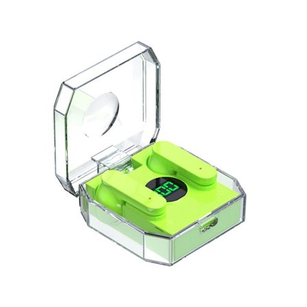 Gröna brusreducerande hörlurar utan Bluetooth