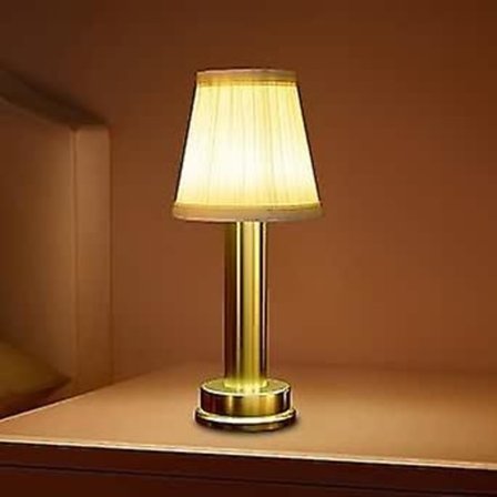 Led-bordlampe uden ledning med batteri, genopladelig bordlampe til udendørs brug, USB-bordlampe til skrivebord, soveværelse, sengebordslampe med 