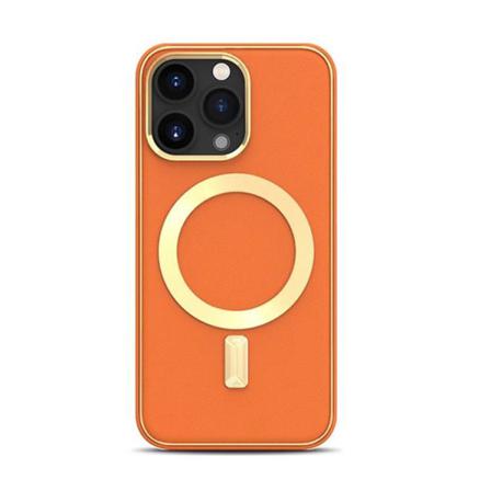 Boom Iphone 13 Pro Max Magsafe Läder - Coral Orange