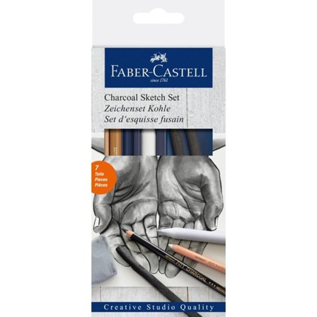 Faber-Castell Goldfaber Drawing Set Charcoal