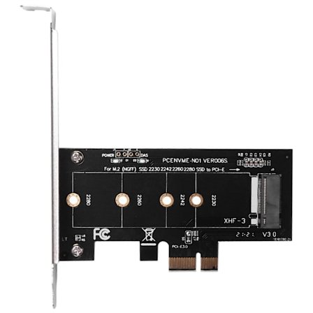 Lisäkortit PCIE - M2-sovitin PCI Express 3.0 X1 - NVME SSD M2 PCIE -korotussovitin tukee 2230 2