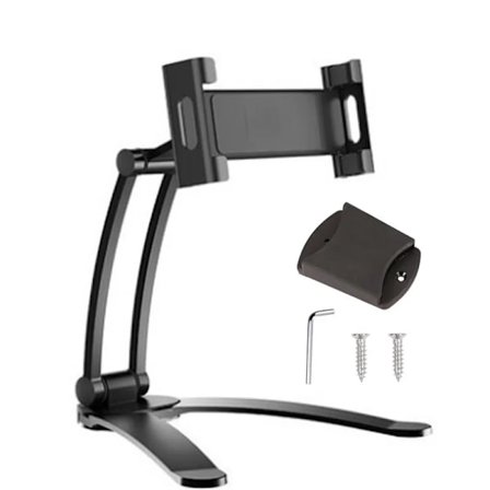 Aluminium Køkken Tablet Holder Telefon Holder Foldbar Justerbar 5-13 Tommer Tablet Telefon Desktop til iPad Pro 12.9~05899