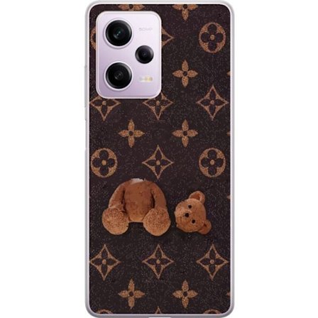 Yhteensopiva Puhelinkuori Xiaomi Xiaomi Redmi Note 12 Pro Graafinen monogrammikuvio, jossa taiteellisesti muotoiltu nalle