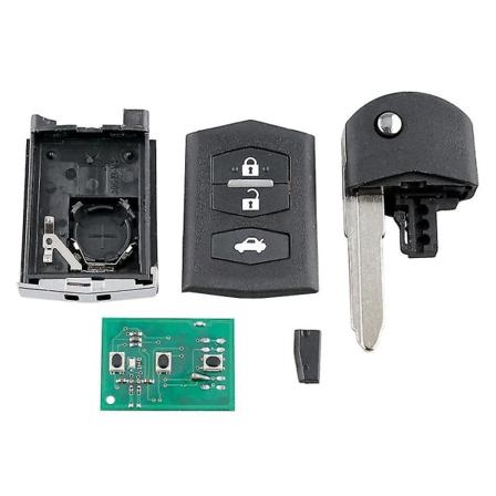Auton älykäs kaukosäädinavain 3 painiketta 80-bittinen 63 siru Auton avaimenperä sopii 2 3 5 6 Rx8 Mx5 433mhz
