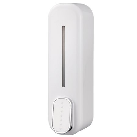 300 ml vægmonteret manuel sæbedispenser ABS brusegelbeholder til hjemmet hotel hvid