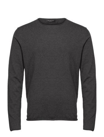 Slhdome Crew Neck B Black Selected Homme