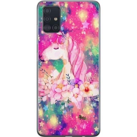 Samsung Galaxy A51 Läpinäkyvä kuori Enhörning