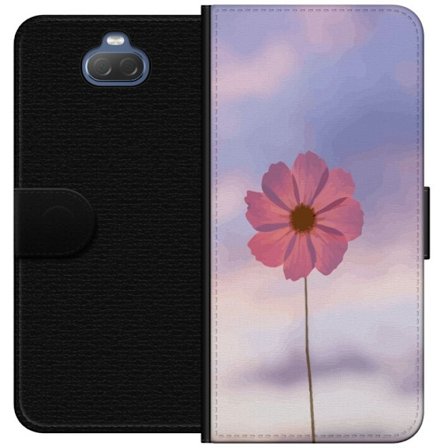 Plånboksfodral till Sony Xperia 10 med Rosa blomma