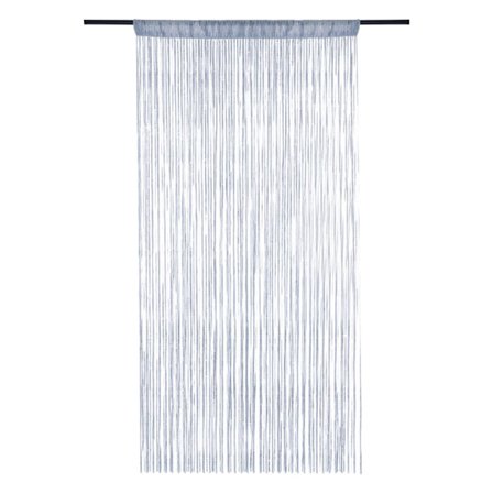 Ny Perlegardin for Døråpning, 100x200cm Perlegardin Krystallperler Gardin Glitter Perlegardin Døråpning Soverom Personvern Dekor (Sølv)