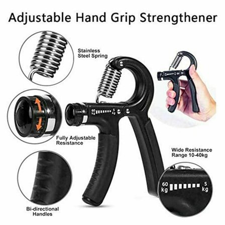 Hand Grip Strengthener Wrist Trainer GRÅ