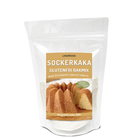Lindroos Glutenfri Bakemiks Sukkerkake 386 g