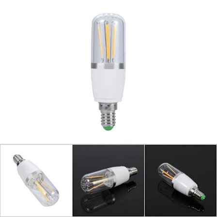 E14 LED-kruunukynttilälamppu retrotyyliin kotiin, kestävä, 12V, lämmin valkoinen, 3W_tfrf