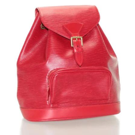 Louis Vuitton Vintage, Pre-owned Leather backpacks Rood, Dames, Maat:ONE Size