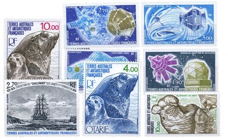 TAAF - Fransk antarktis Terr. - Luftpost - Årgang 1977-78 - Postfrisk