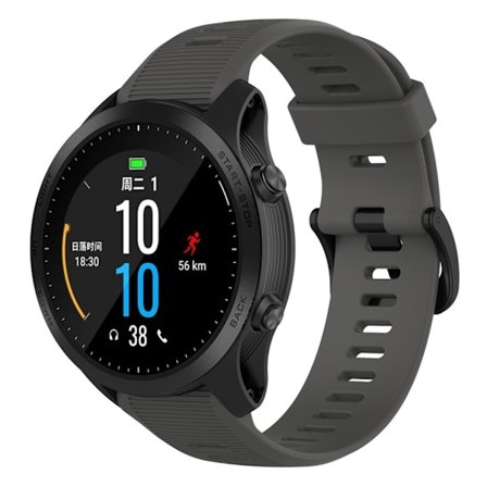 Garmin Forerunner 945 / 935 / Fenix 5 klockarmband i silikon - Grå