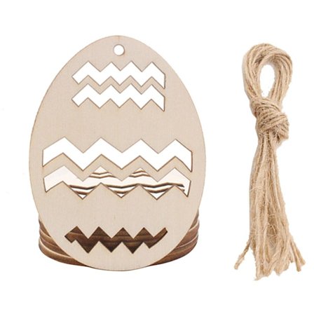 10 kpl Puupalloja Ihastuttavia Piirrettyjä Maalaamattomia Ihania DIY Puusta Tehtyjä Pääsiäis Koristeita Kotitalouden Tarvikkeita