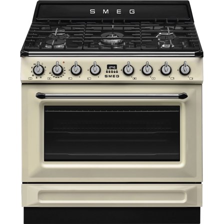 Smeg TR90GM gasspis 90 cm, creme | Vitvaror > Spisar > Gasspis | Bagaren och Kocken