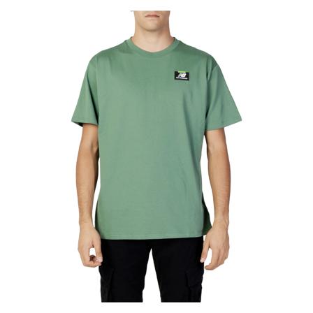 New Balance, T-Shirts Zielony, Mężczyzna, Rozmiar: L