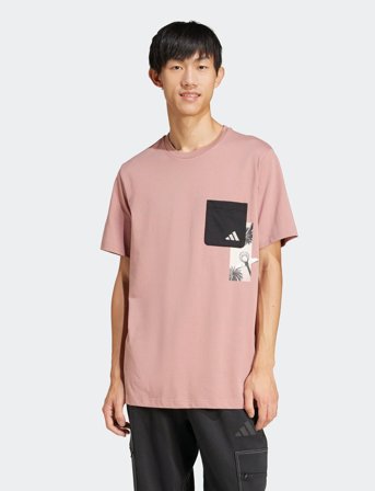 adidas Sportswear M T Lens Pkt T - Pink - S