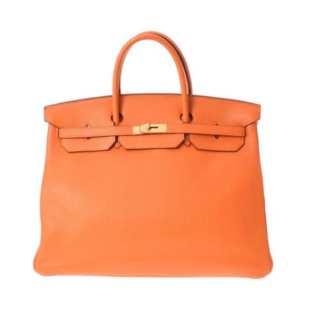 Hermès Vintage Handbags Orange, Dame Vintage Tasker, Størrelse: ONE Size